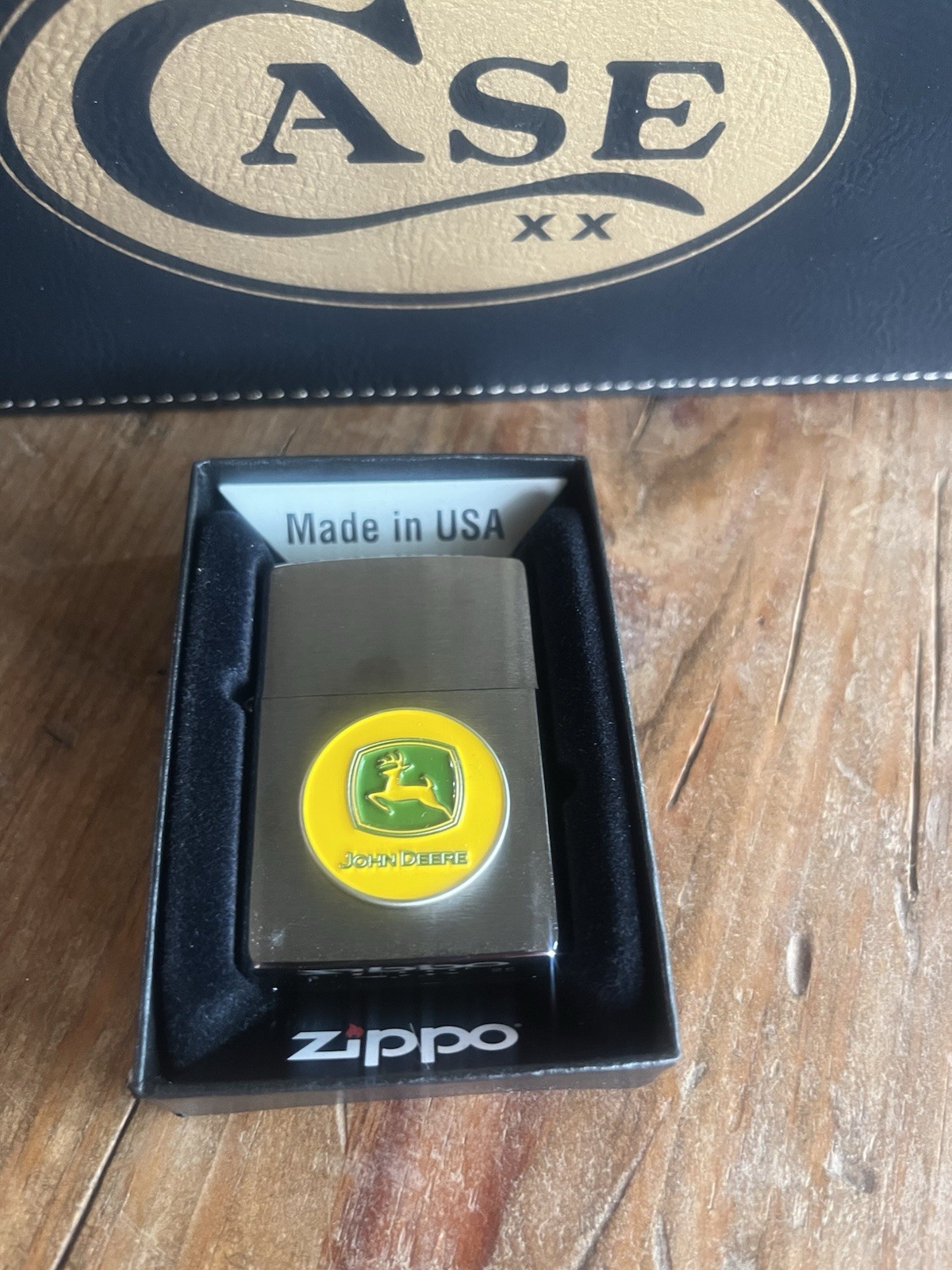 Case XX John Deere Zippo Lighter. Custom Made A Must Have!!