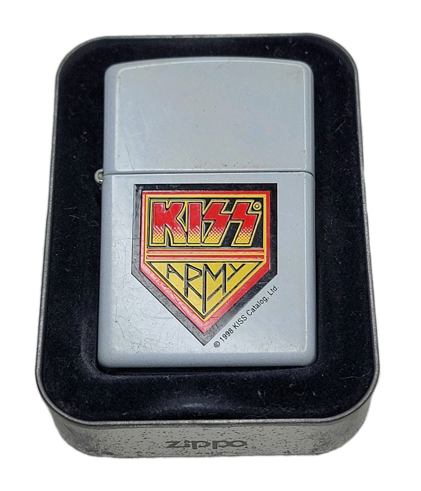 Rare Zippo Kiss Army Lighter Vintage 1998 Hard To Find – Rockband Music