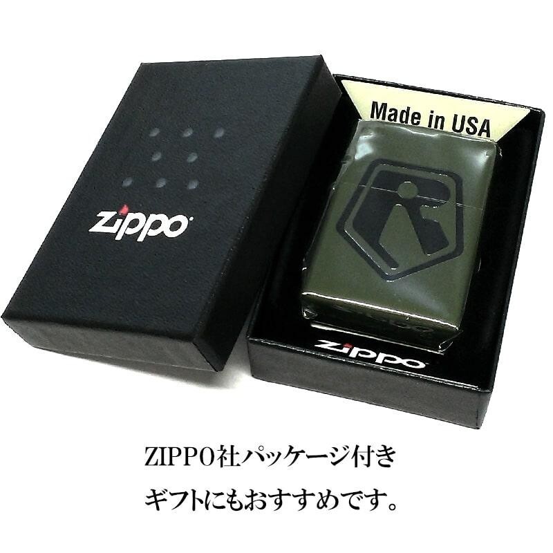 Zippo Armored Trooper Votoms Green Shoulder Khaki 2 Sided Etching Oil Lighter