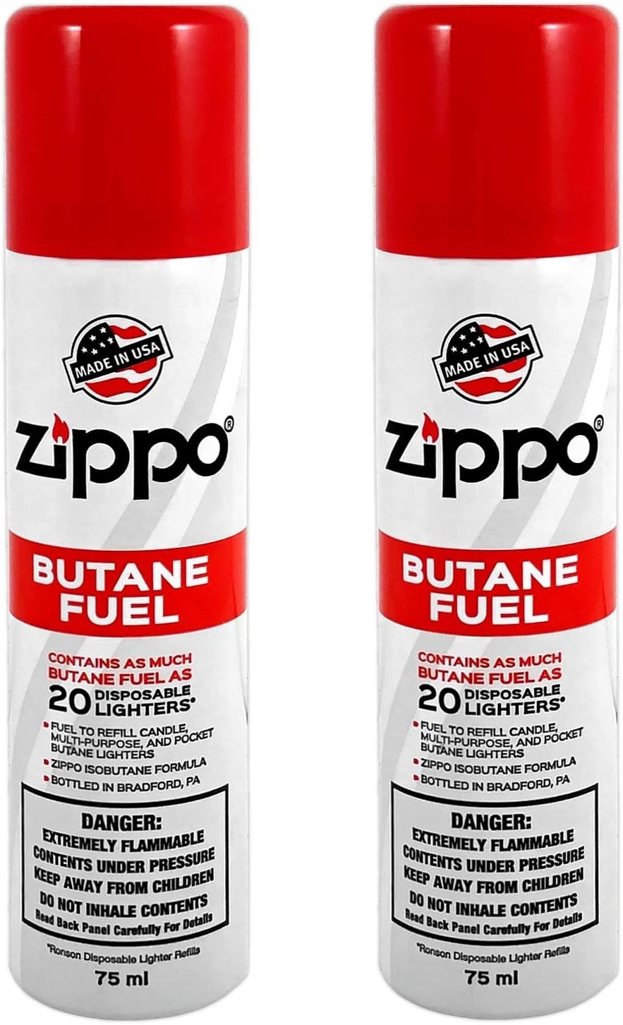 Reliable Performance Butane Fuel Refill 75ml – 2-Pack for Lighters & Torches