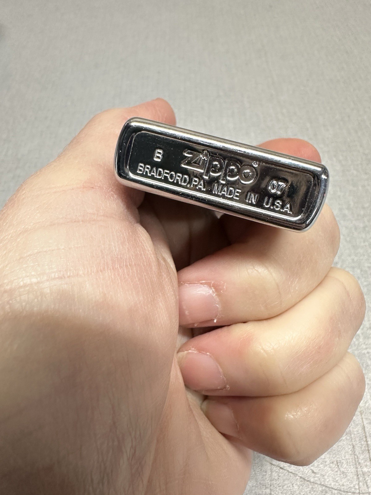 Burning Rubber Zippo Made in U.S.A