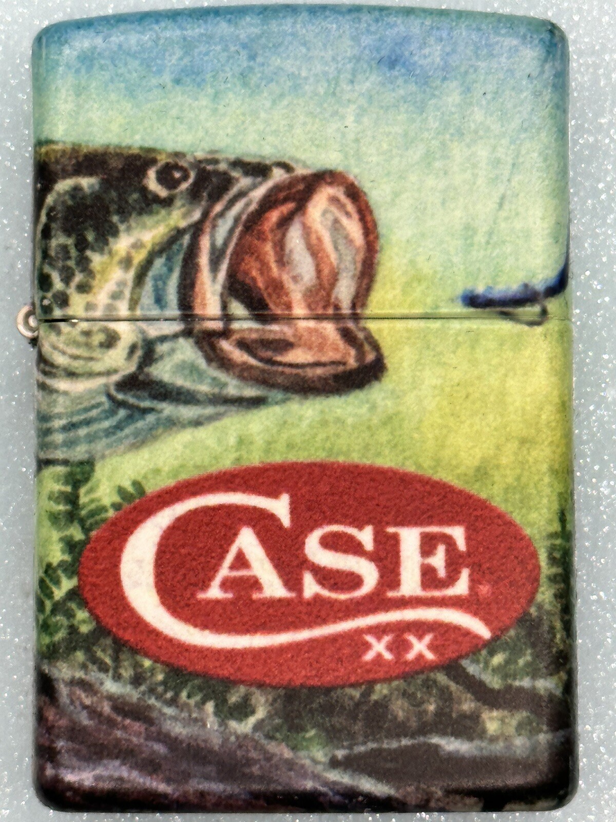 2023 Case Knives Big Mouth Bass Zippo Lighter NEW