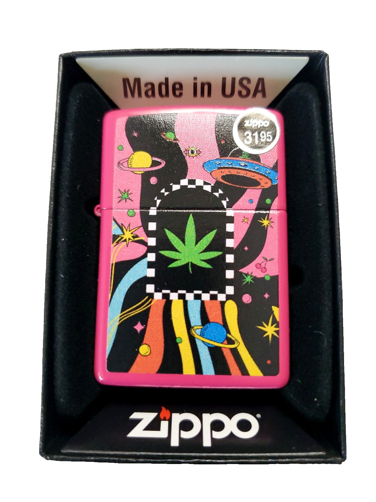 Zippo Lighter Cannabis Design 48928 #130N