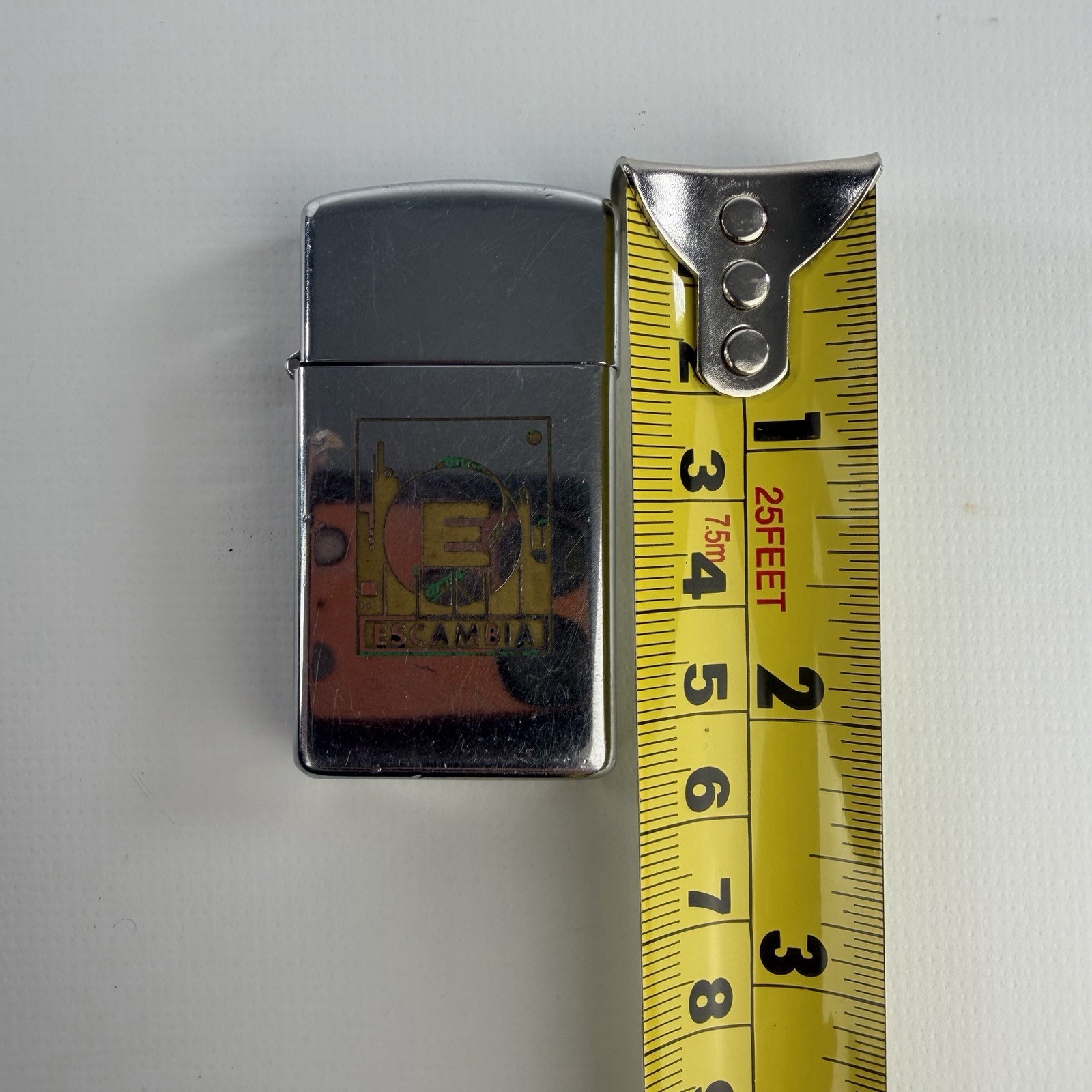 Vintage 1964 Zippo Lighter – ESCAMBIA CHEMICAL CORPORATION Advertising