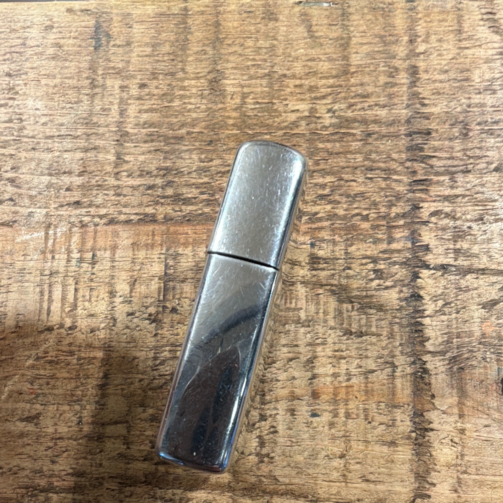 Zippo Windproof Silver Lighter Case Bradford, PA Made in U.S.A. 07