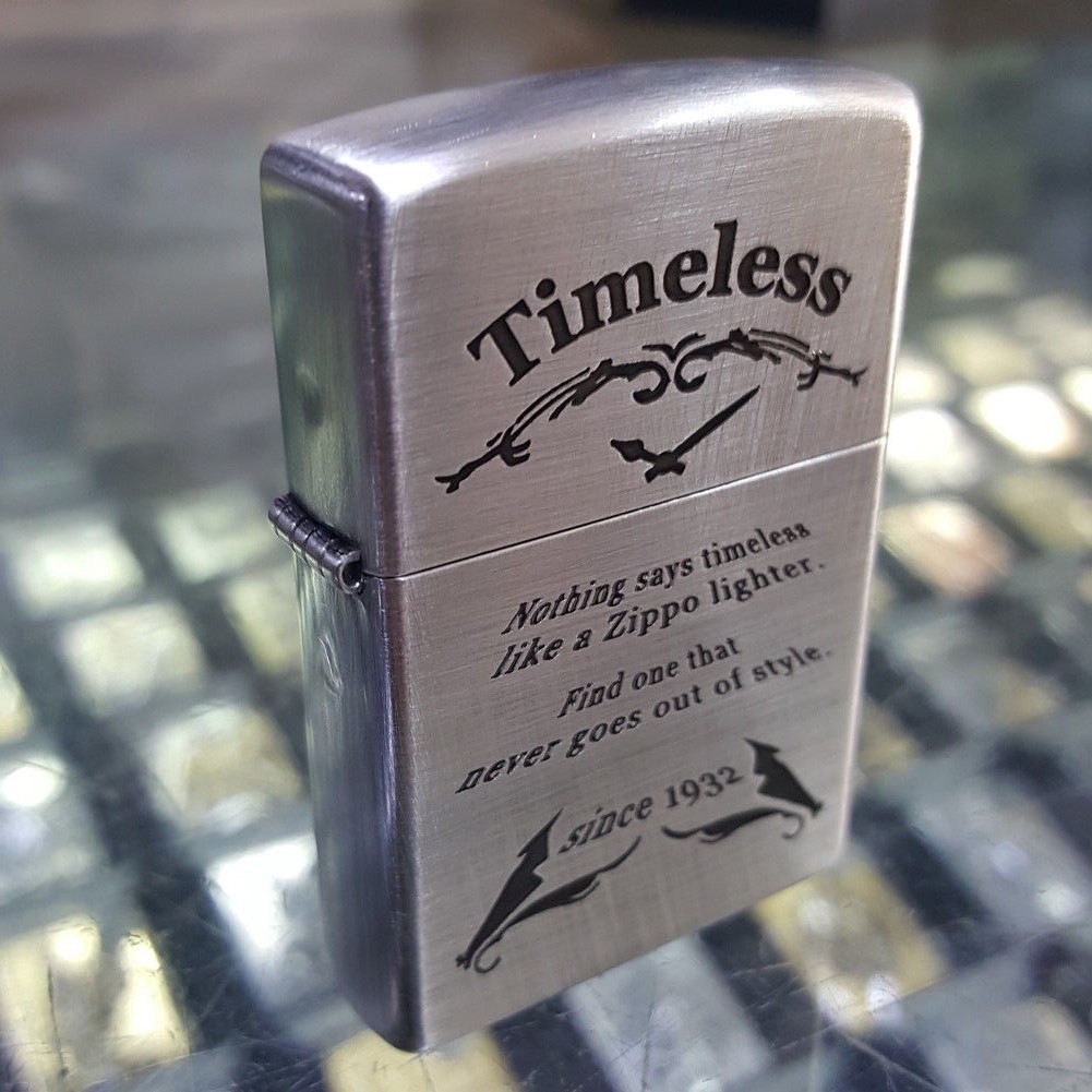Zippo Timeless SV Lighter Genuine Original Packing 6 Flints set GIFT