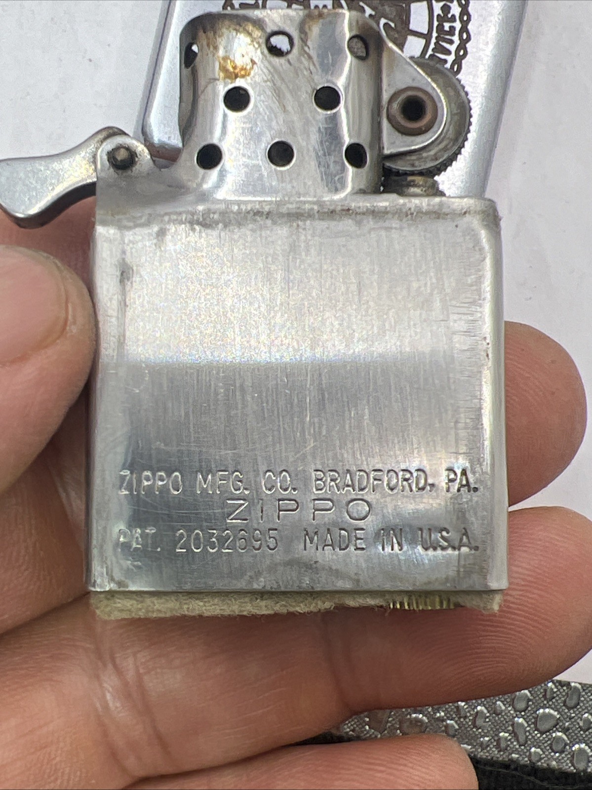 VINTAGE 1937-50 ZIPPO MILITARY DEPT OF NAVY LIGHTER
