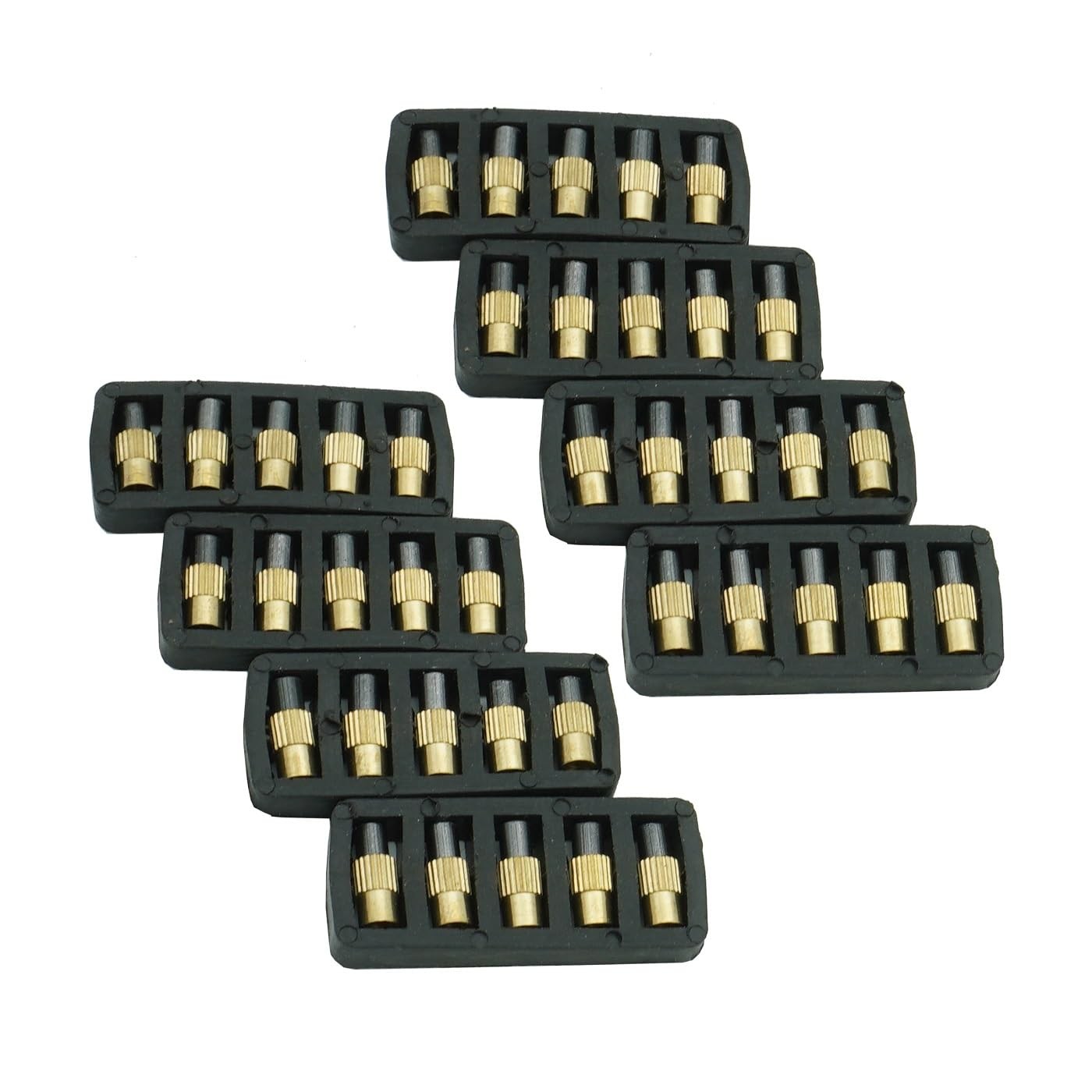 GUTIMORE 40Pcs Single Flint Lighter Refills, Torch Black,gold