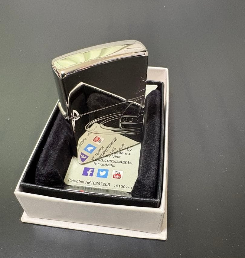 Vivienne Westwood Zippo Big Orb Logo Oil Lighter Silver w/Box Pouch Spark Tested