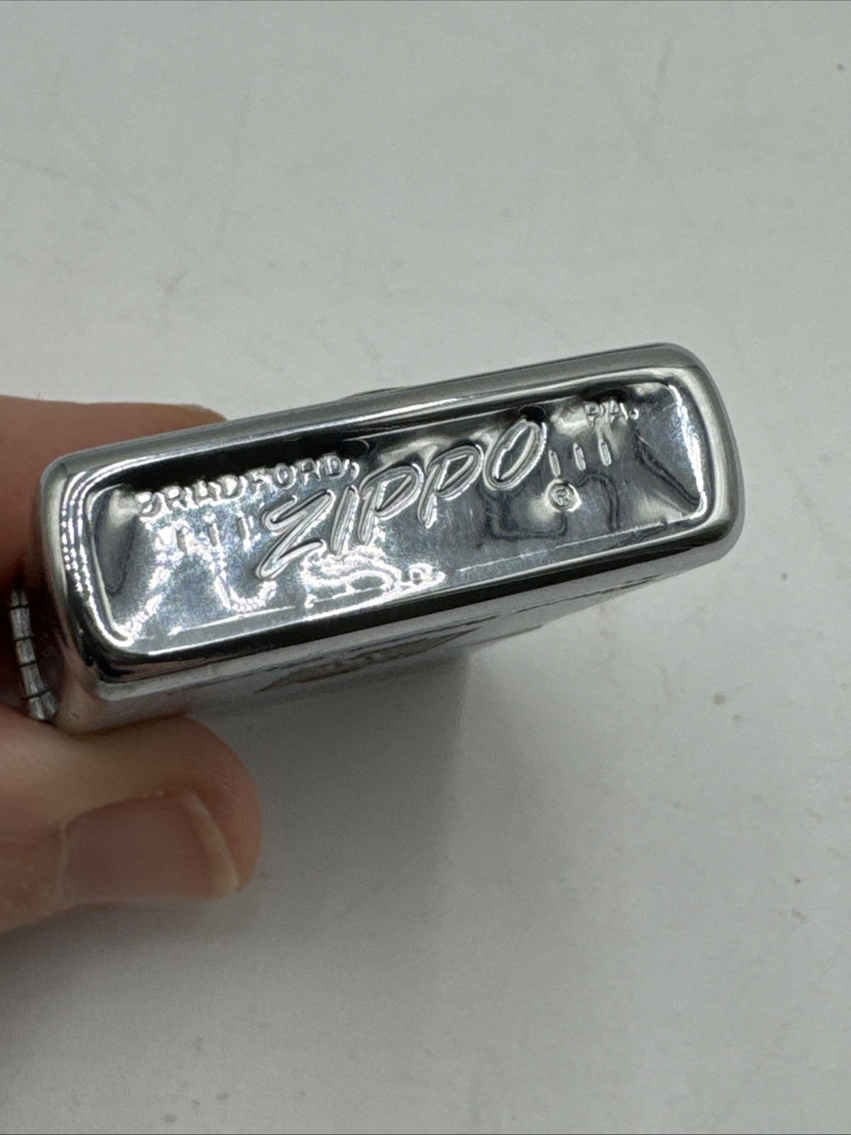 ZIPPO 1968 BLACK WATCH FARMS DAIRY DOUBLE SIDED ADVERTISING LIGHTER IN BOX COW