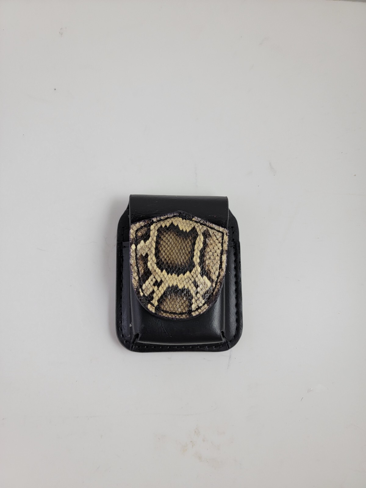 BURMESE PYTHON ZIPPO leather lighter case Pouch holder New Genuine Handmade