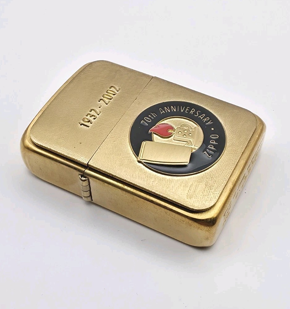 1932 2002 Zippo 70th Anniversary Friends For A Lifetime Lighter