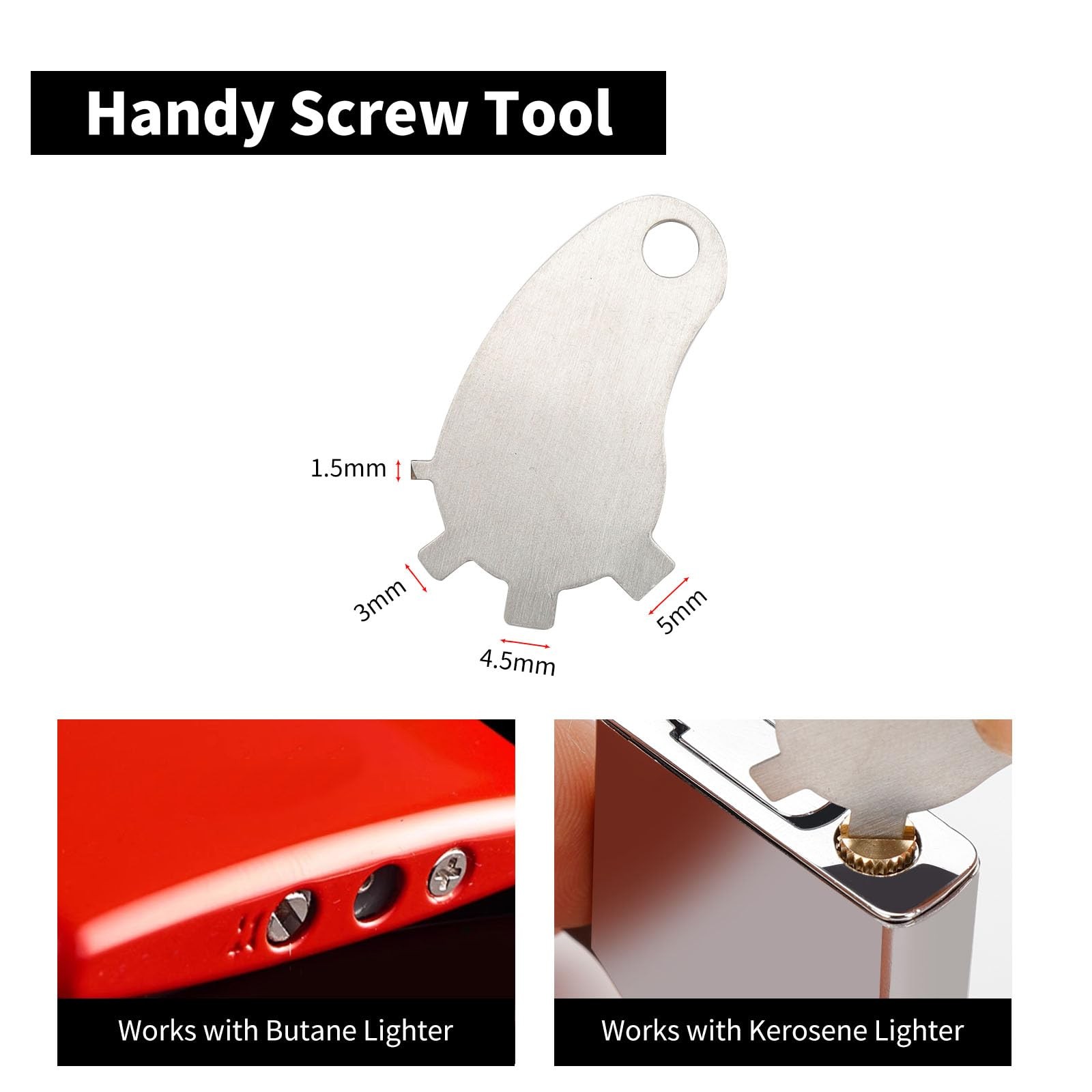 Lighter Repair Kit – Flint & Wick Set for Fluid and Insert Lighters For Zipo