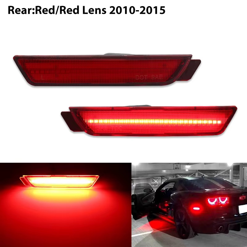 4x Smoked Lens LED Side Marker Light Kit for Chevy 2010 2011 2012 2013 2014 2015