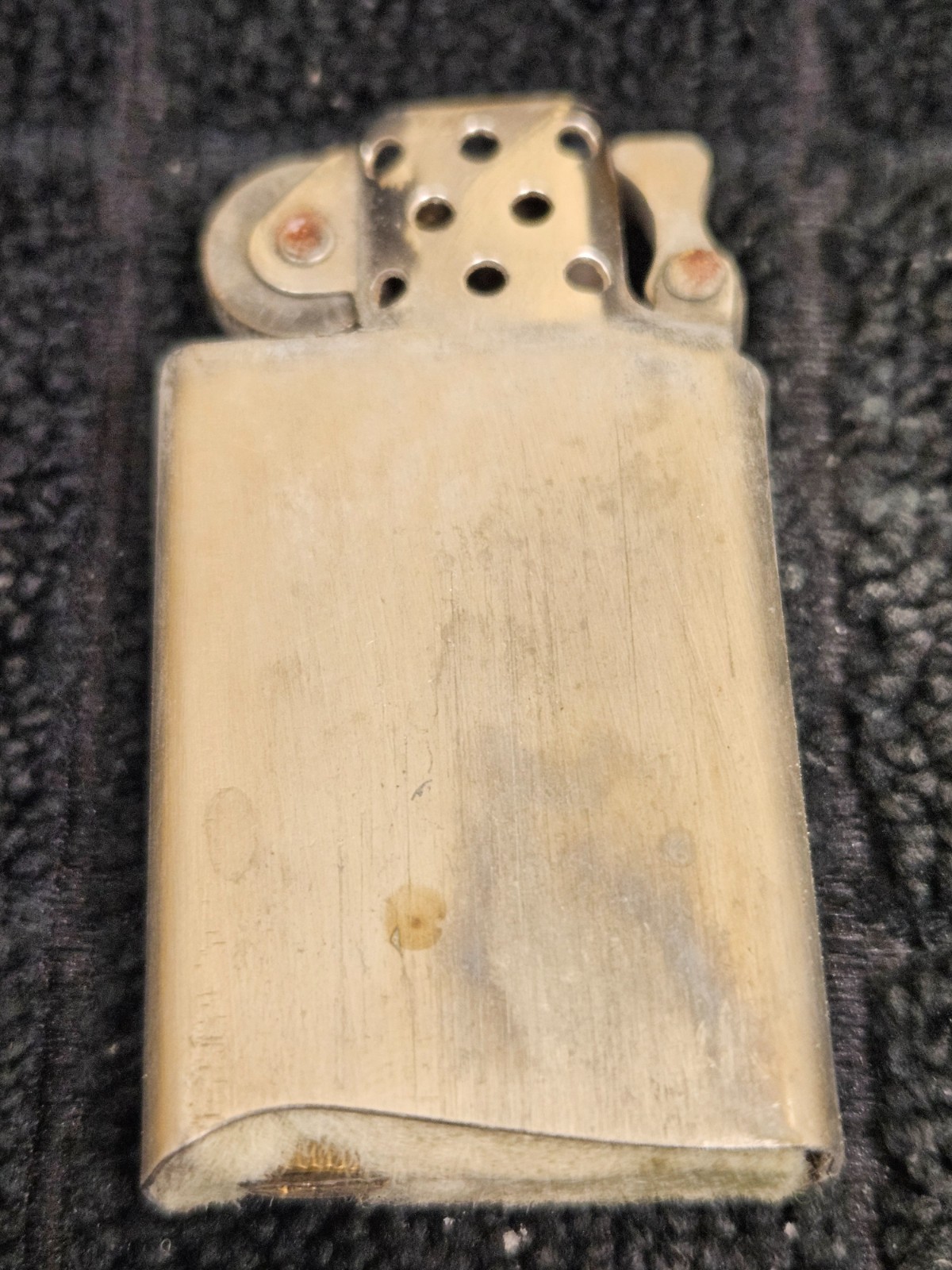 Vintage Capital Taxi Slim Zippo – 1970 – high polish chrome – USED