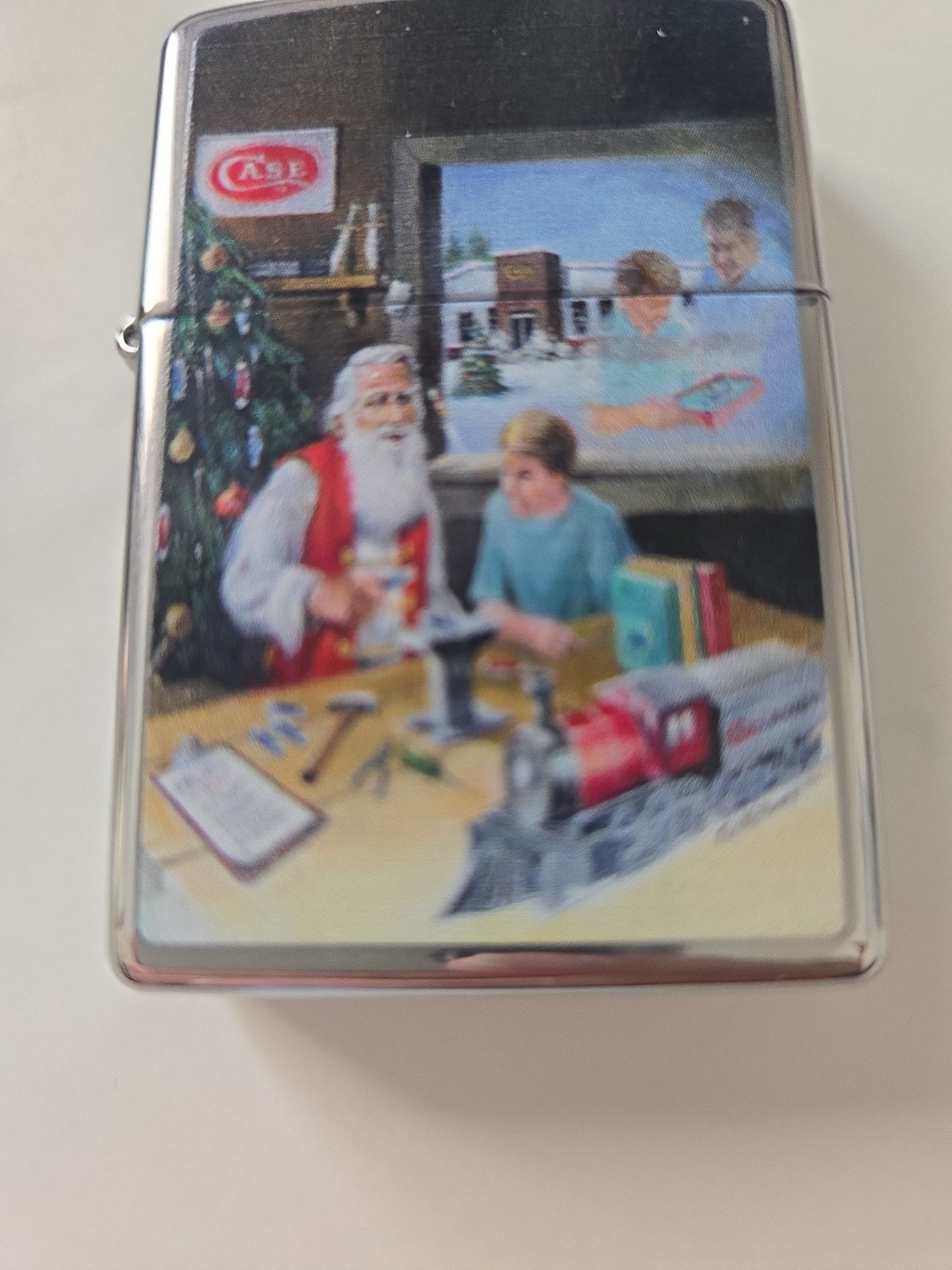 Zippo Lot Of 4 Case Knives Merry Christmas Happy Holidays 2-2012 1-2010 & 1-2011