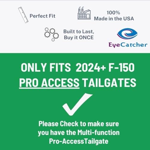 Premium Tailgate Letter Insert Kit for Pro Access – Black Chrome/Satin Black