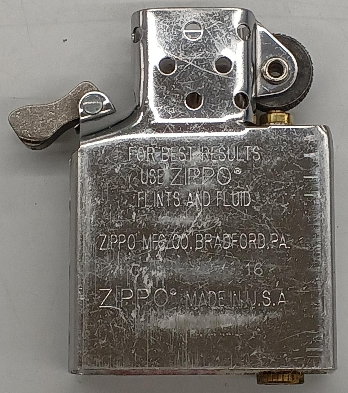 Zippo 2016 Lighter Brass Classic Durable Collectible