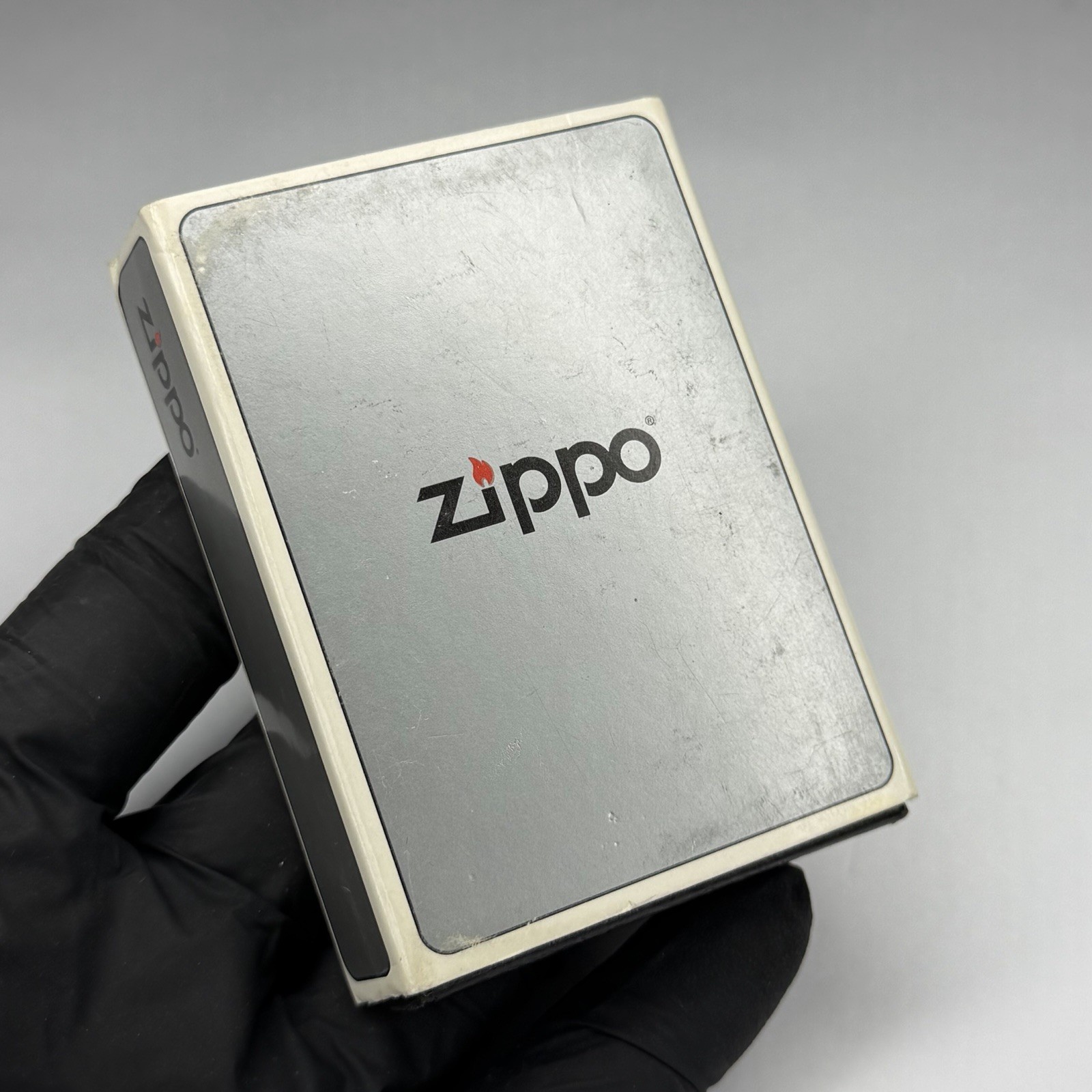 Vintage 1997 Zippo Marlboro Red Roof Red/Black Cigarette Cigar Lighter