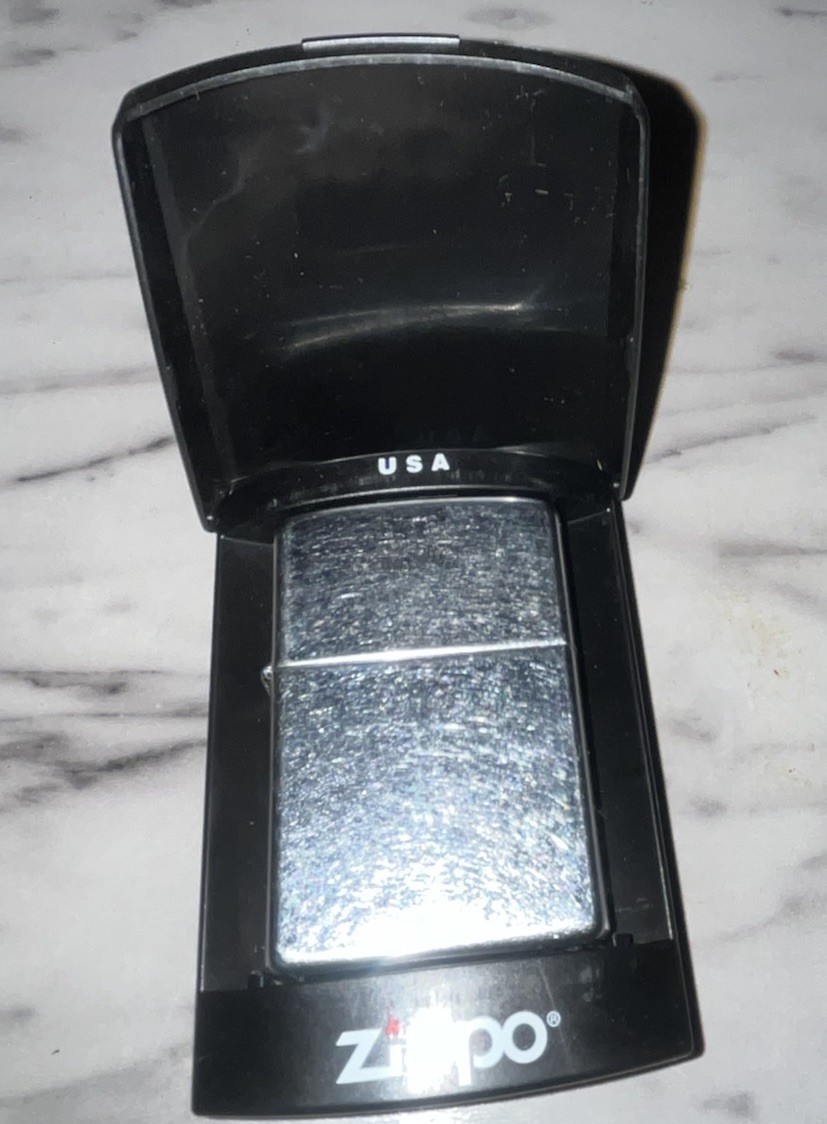 Zippo A-07,Classic Street Chrome Finish Lighter, Full Size Bradford P.A