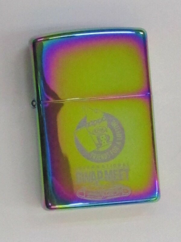 Vintage Zippo 2002 Friends For A Lifetime Swap Meet Oil Lighter Unfired