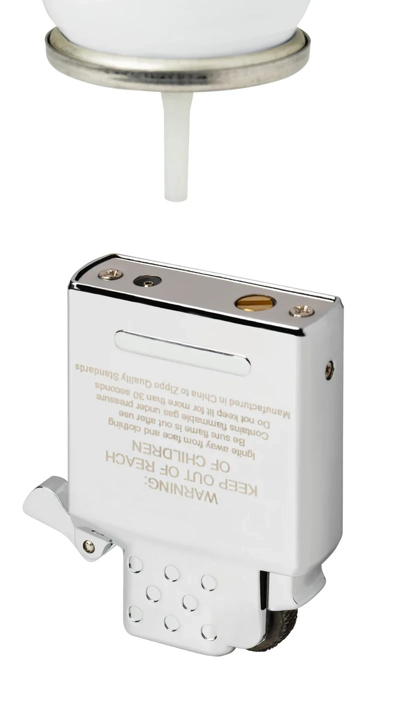 Zippo Lighter Yellow Flame Butane Insert Windproof Flame Refillable Fuel