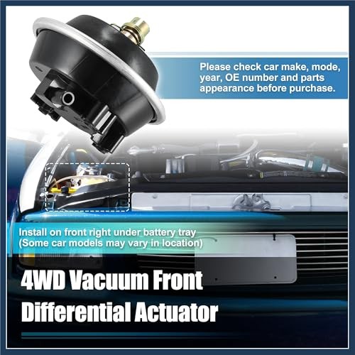Chevrolet Front Differential Vacuum Actuator 25031740 4-Wheel Drive