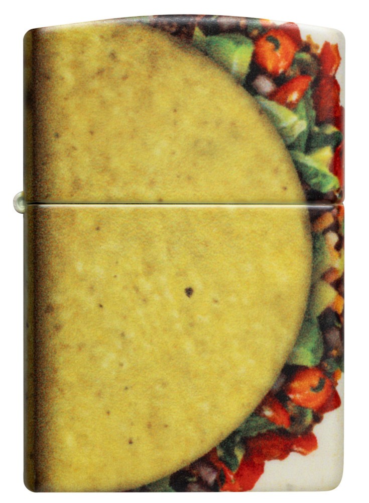 Zippo Loaded Taco Design 540 Color Windproof Pocket Lighter, 49352-119626