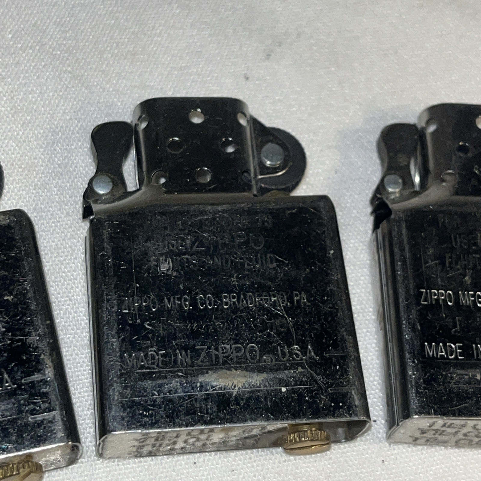 3x STANDARD GENUINE ZIPPO INSERT 1 10 Unused