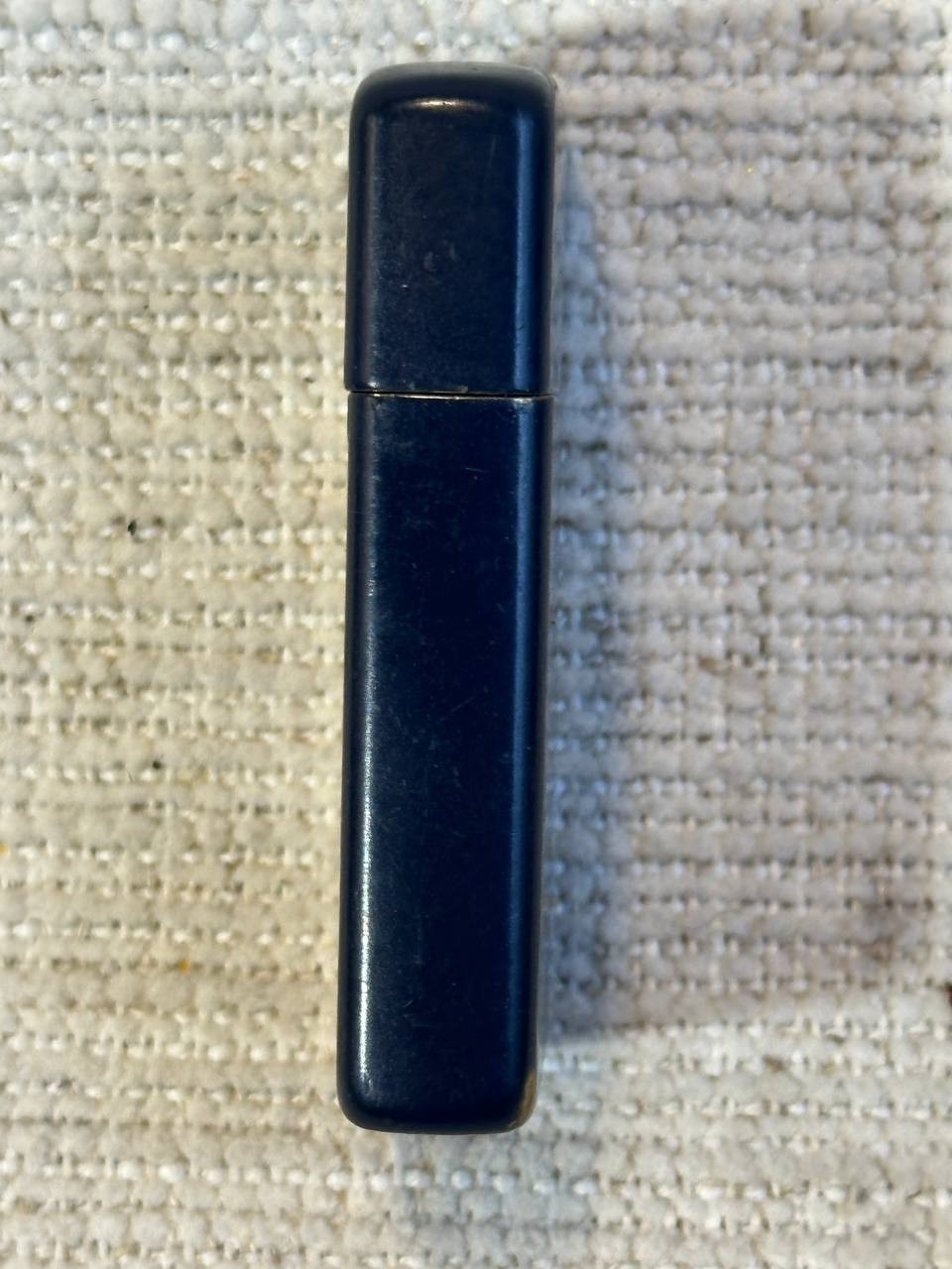 Zippo Blue Matte Lighter Red Trim No Spark Parts Repair USA 039/2 462