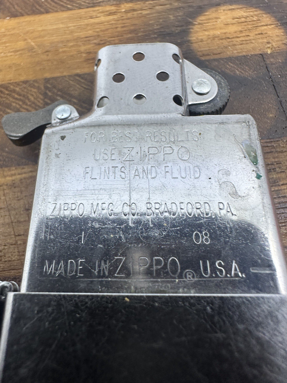 Rare Marlboro Blend 29 Zippo Lighter Used Condition With Belt Holster HTF