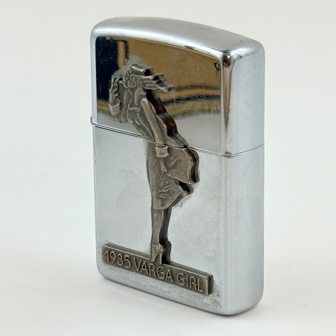 Vintage Zippo Varga Girl 1935 Lighter Tin Set
