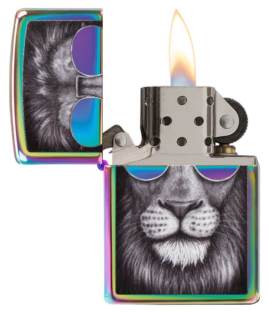 Lion in Sunglasses Spectrum Windproof Lighter, 151-064090