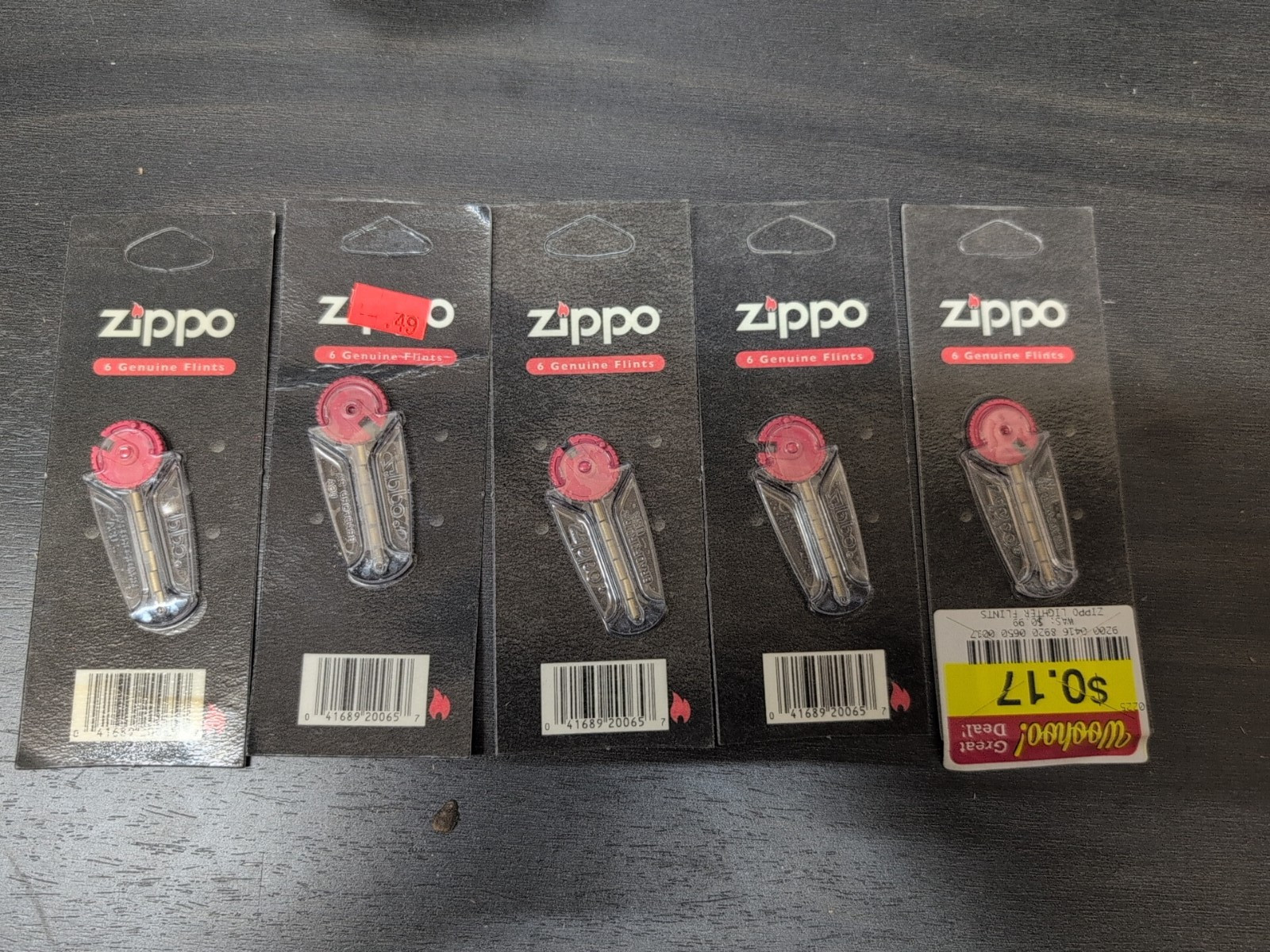 5X 6 Pack Zippo Lighter Flints 30 Total