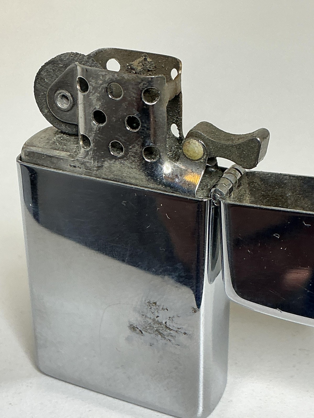 Zippo CVC Service Established 1944 Chrome Advertising Lighter USA Auto Logo