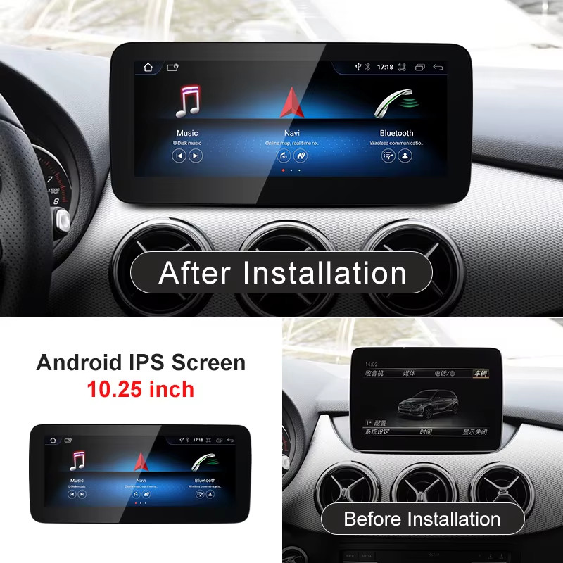 New Car Multimedia Wireless Android AUTO CarPlay 10.25inch 12.3inch Screen For M