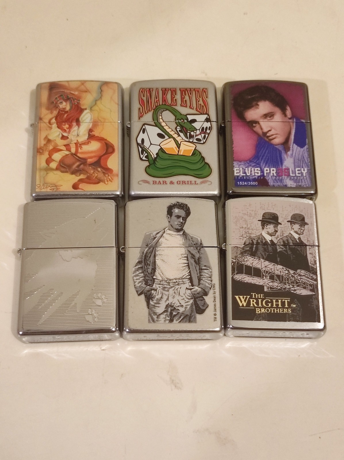 5 x Origanl Empty Zippo Case Box @ No Insert