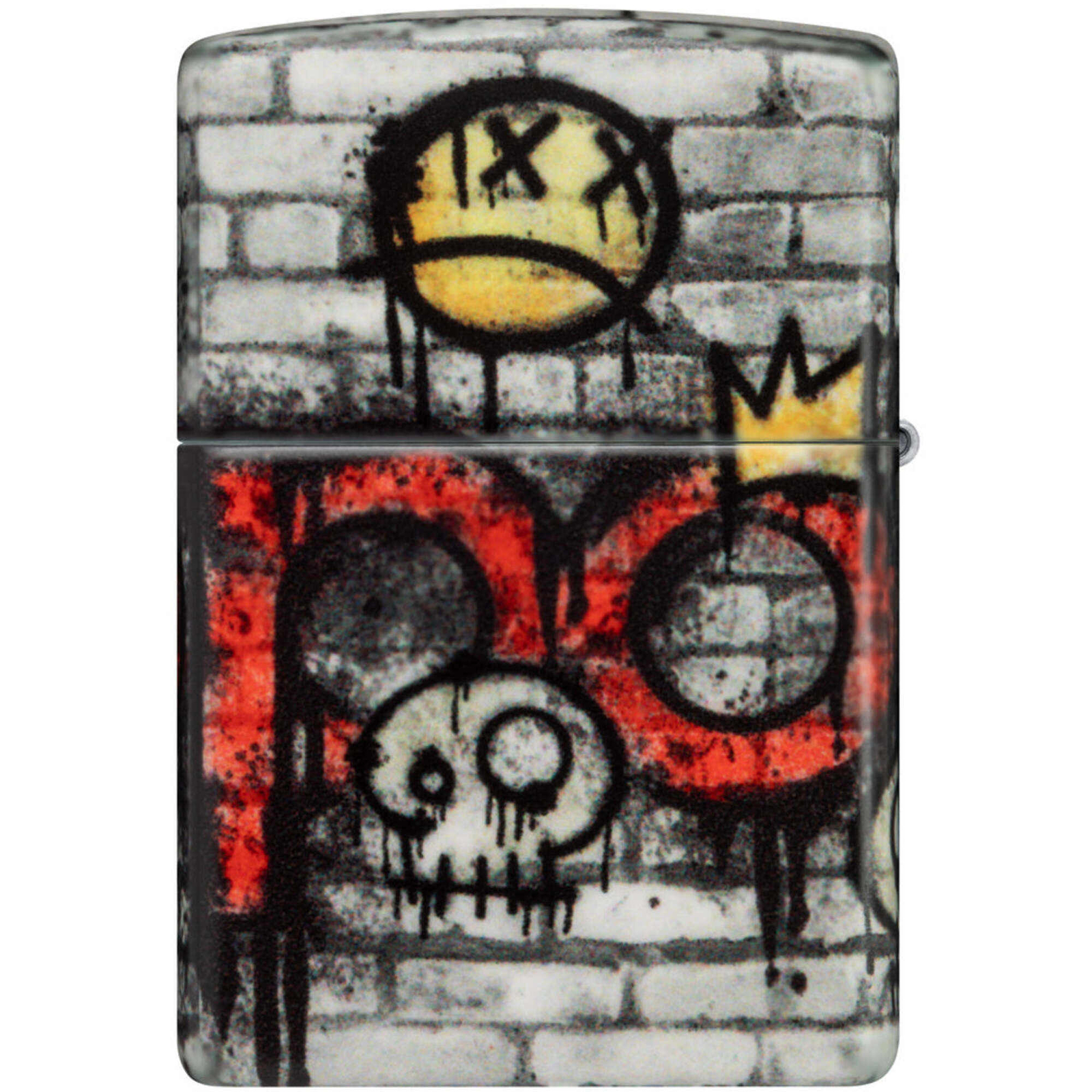 Zippo Windproof Pocket Lighter Graffiti King Design 540 Color Metal 46282