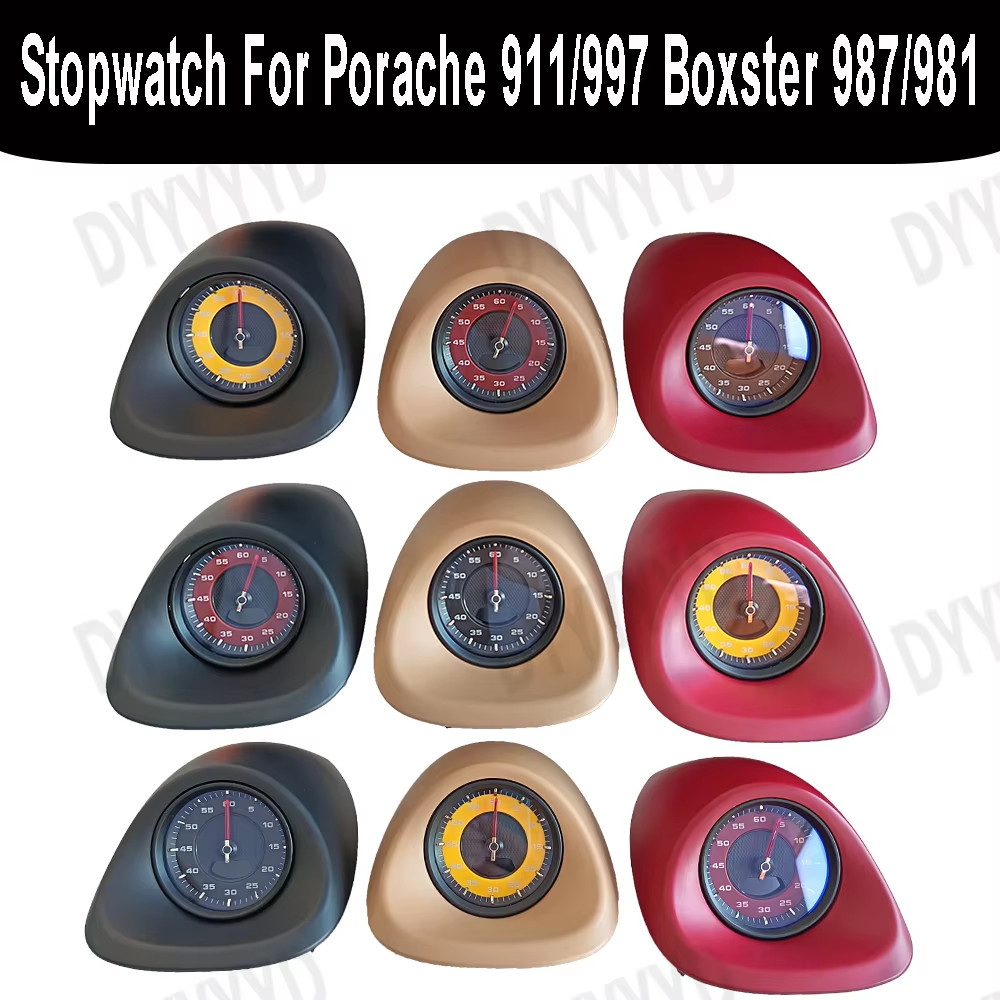 Car Stopwatch For Porsche 911 997 Carrera 987 Cayman 2006-2012 Console Dashboard