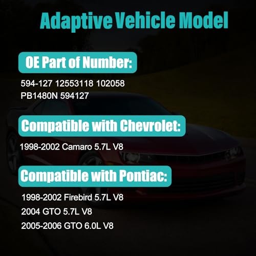 594-127 Harmonic Balancer Crankshaft Pulley Compatible with Chevrolet/Chevy