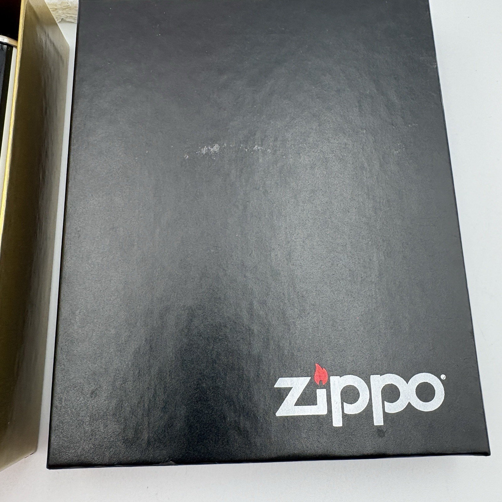 Zippo Lighter 2003 Gift Kit: Purple Textured Botanical Flowers Fluid and Flints