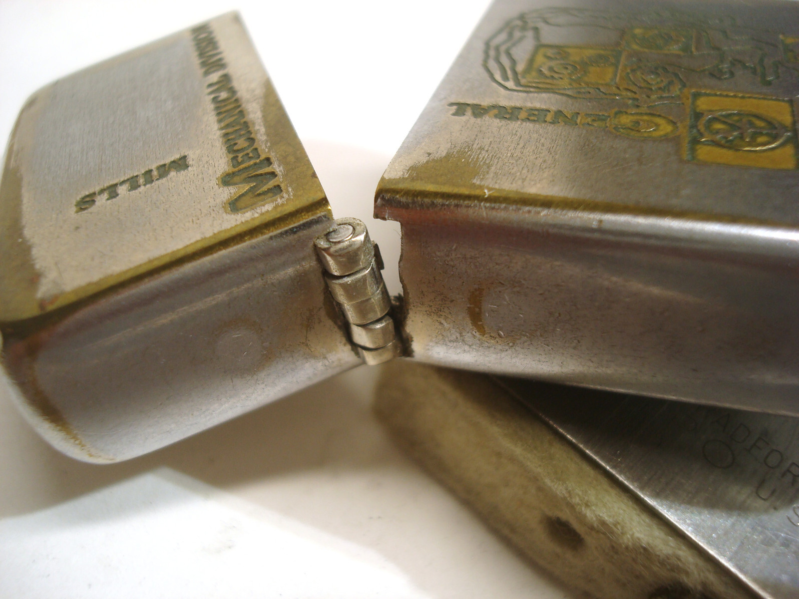 General Mills Mechanical Division Zippo Lighter Black Box Strato-Lab Rare 1950s