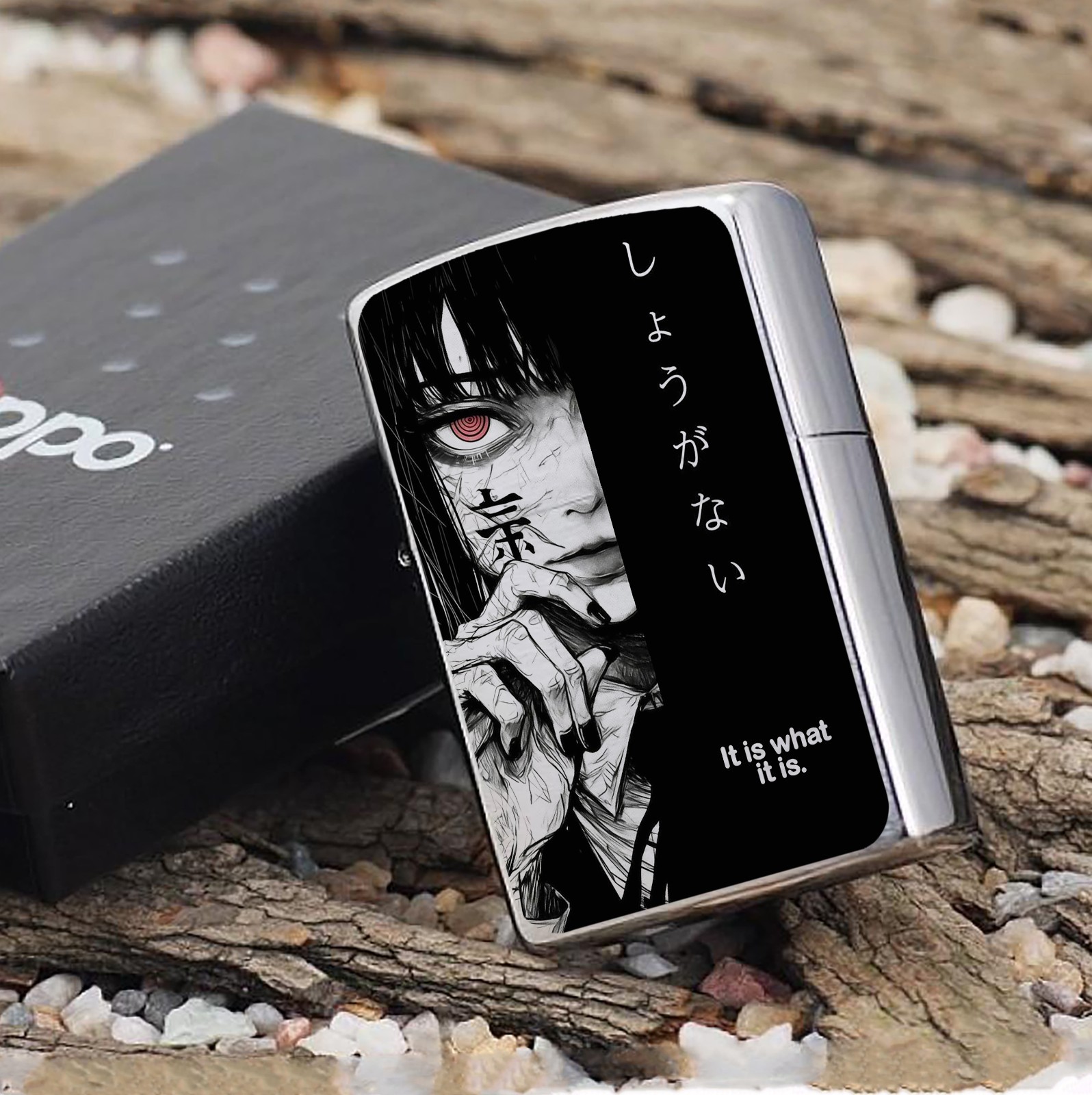 Japan Anime Girl ZIPPO Lighter: fine art, graphic design