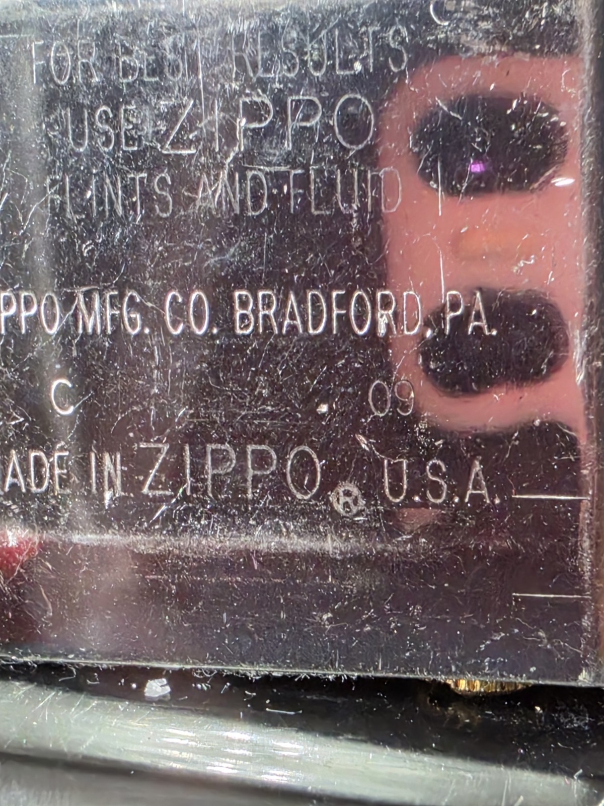ZIPPO ENTHUSIAST NETWORK LOGO ON HIGH POLISHED CANDY APPLE RED ZIPPO(21063)BNIB