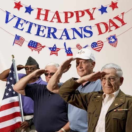 Banner, Pre-Strung Thank You To Our Heroes Banner for Happy Veterans Day