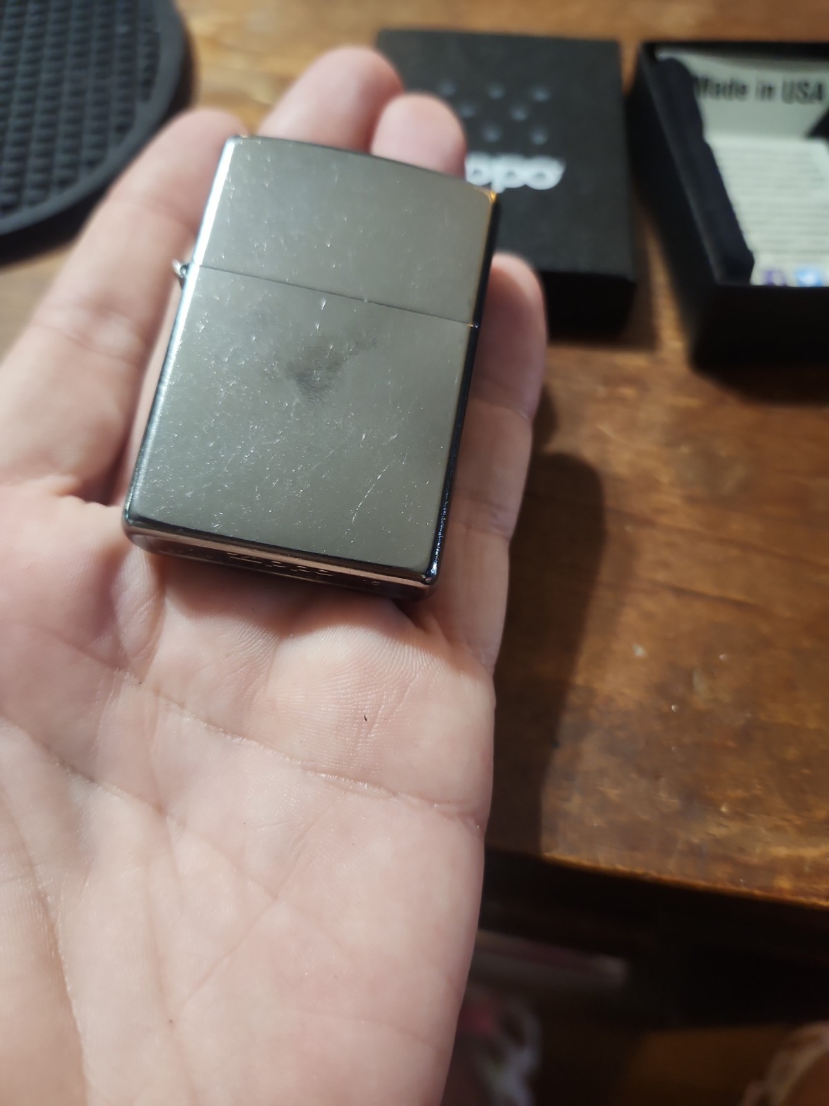 2015 Zippo Silver Plain New