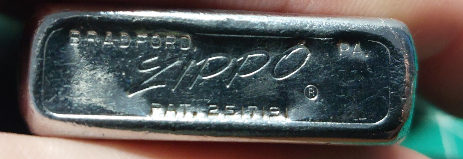 Vintage JAYCEES Advertising Zippo Lighter 1960s Damaged Hinge No Spark 2517191