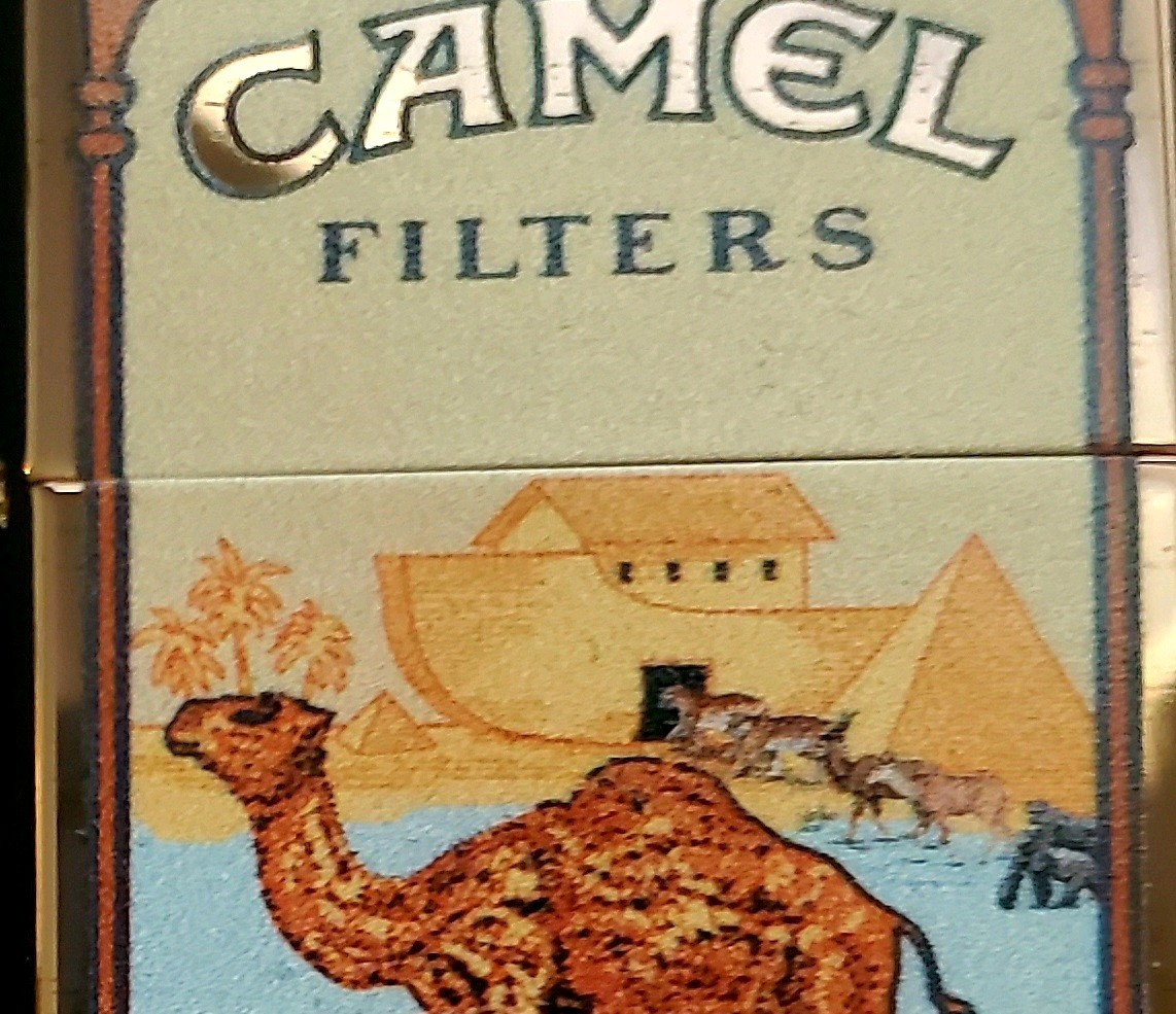 ZIPPO CAMEL Noah’s Ark CZ ROSE GOLD CASE LIMITED EDITION 50 MADE zippo 2 Sided