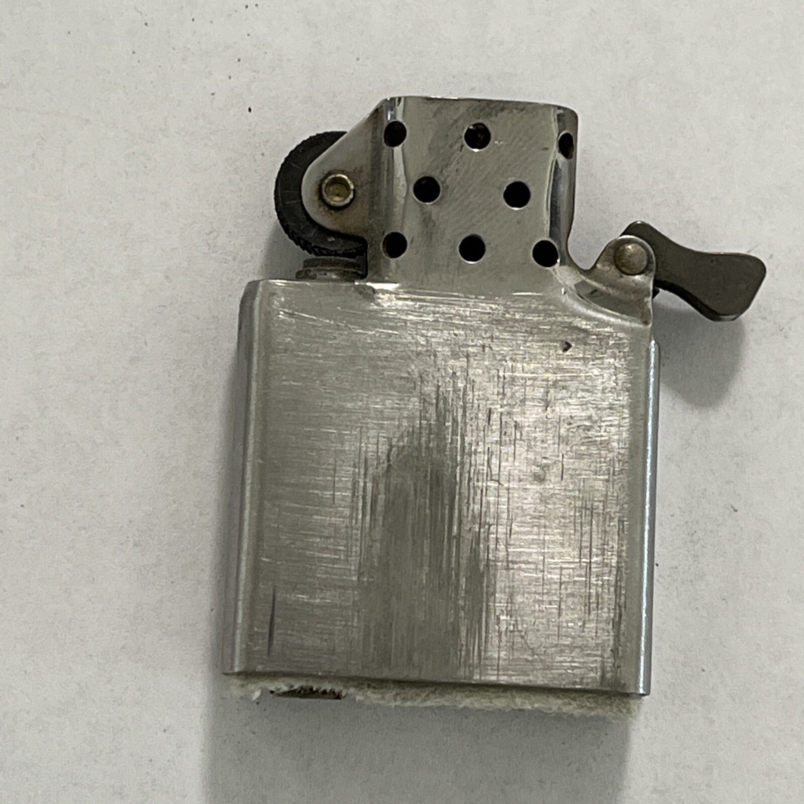 Vintage Zippo 1958 „Rust-Oleum“ Stops Rust! Oil Lighter