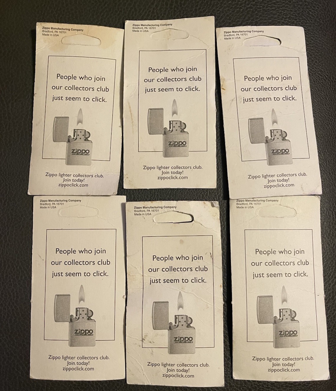 New Zippo Genuine NOS Wicks, each wick is 115mm, 4.5” Inches, Sealed Lot Of 6